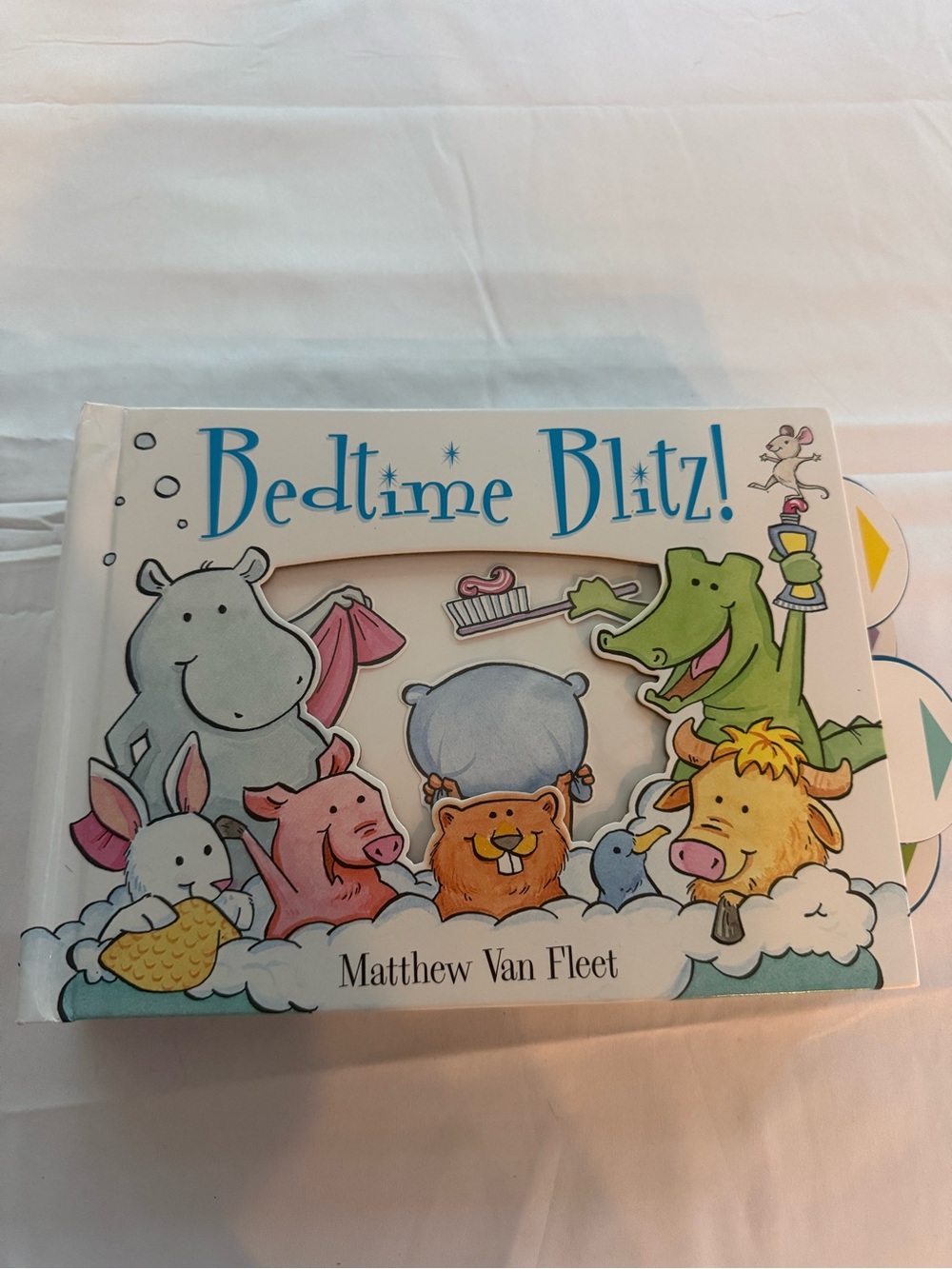 Bedtime Blitz! Board Book - White/Cream -